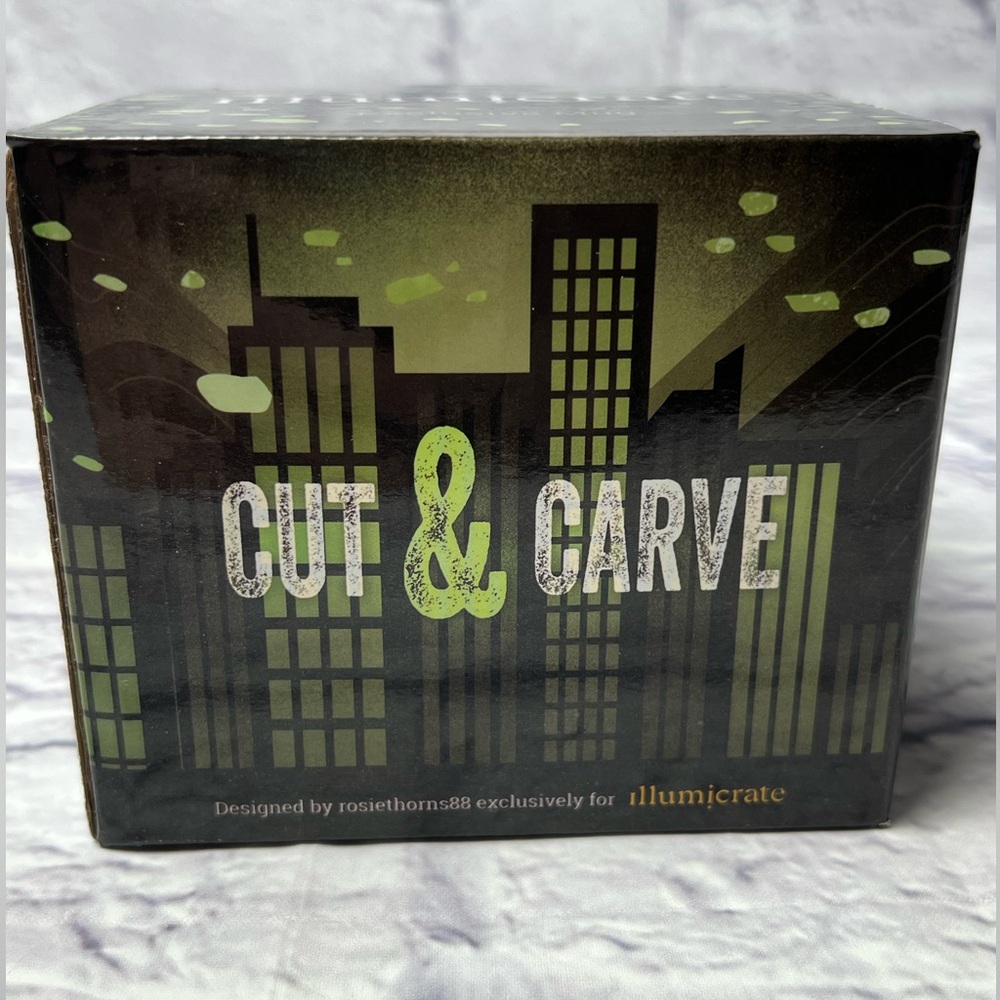 Illumicrate Cut & Carve Jade City Black and Green Mug - Picture 5 of 9